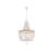 Inman 20 inch Beaded Pendant in Antique White