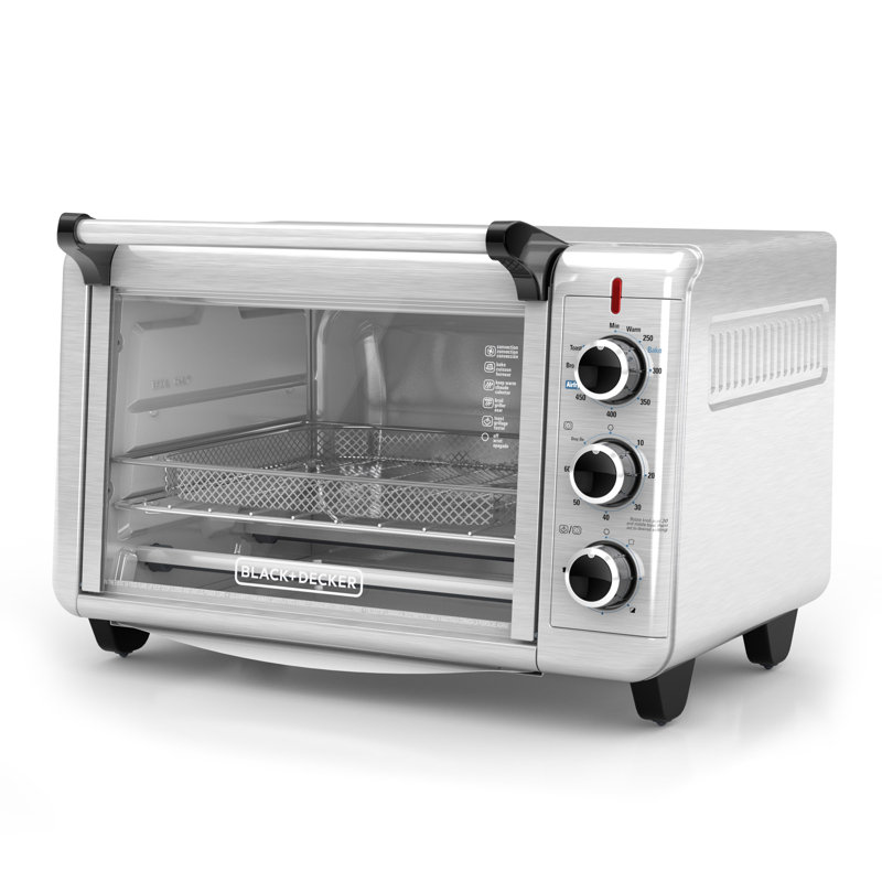 Four grille-pain à frire Crisp 'N Bake de Black + Decker TO3215SS