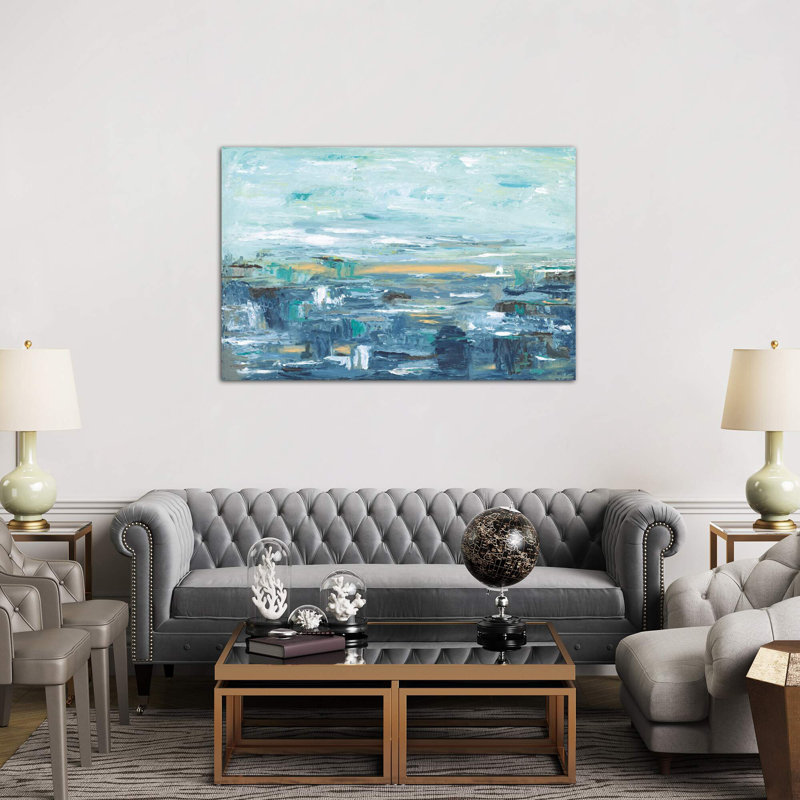 Be Happy by Sofia Veysey - Print on Canvas, 66.04 cm H x 45.72 cm W x 1.91 cm D, Wrapped Canvas