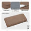 Coussin de banc sur mesure de 7,6 cm de hauteur, pour intérieur et extérieur, avec double passepoil et 2 attaches.-632936837-632936858
