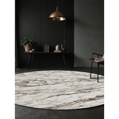 Tapis gris soyeux et moelleux