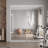 Aluminum Frame 1 Lite Tempered Mirrored Sliding Closet Doors with Installation Hardware Kit-92268632