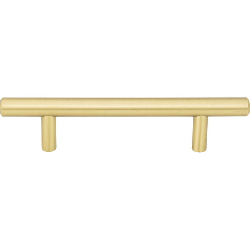 Naples 3" Center to Center Bar Pull, Brushed Gold