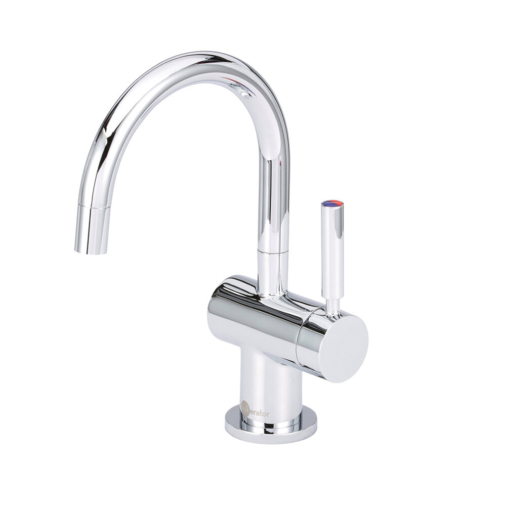 Point of Use Instant Hot Water Drinking Faucet with Gooseneck Swivel S -  Whitehaus Collection