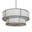 Luminaire suspendu tambour 6 lumières Jayne