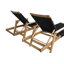 Maurice 200cm Long Reclining Acacia Single Chaise