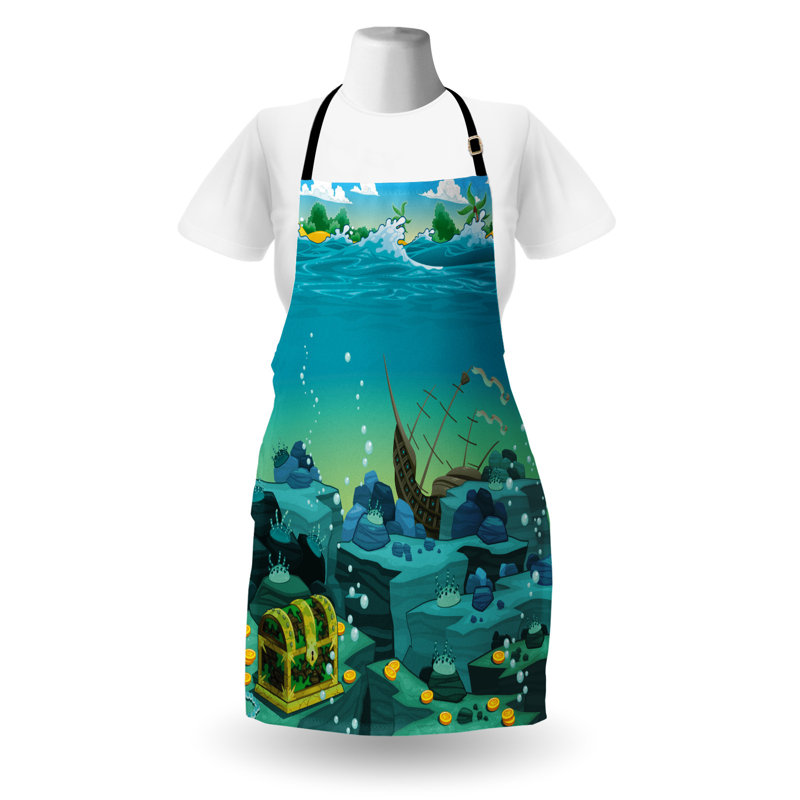 No Pattern Bib Apron