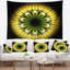 Tapisserie de motif fleur abstraite abstraite-28498891