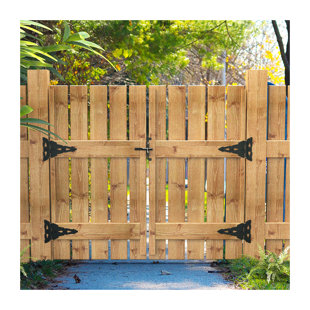 Skysen Steel Wood Fence Gate Hinge Black