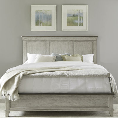 Cathleen Panel Bed, Dresser & Mirror, Chest, Two Nightstand Bedroom Set