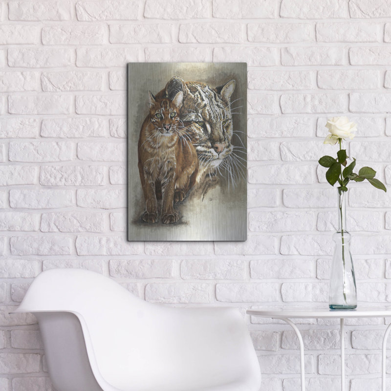 «Asian Golden Cat» par Barbara Keith, H 24 po x l 16 po