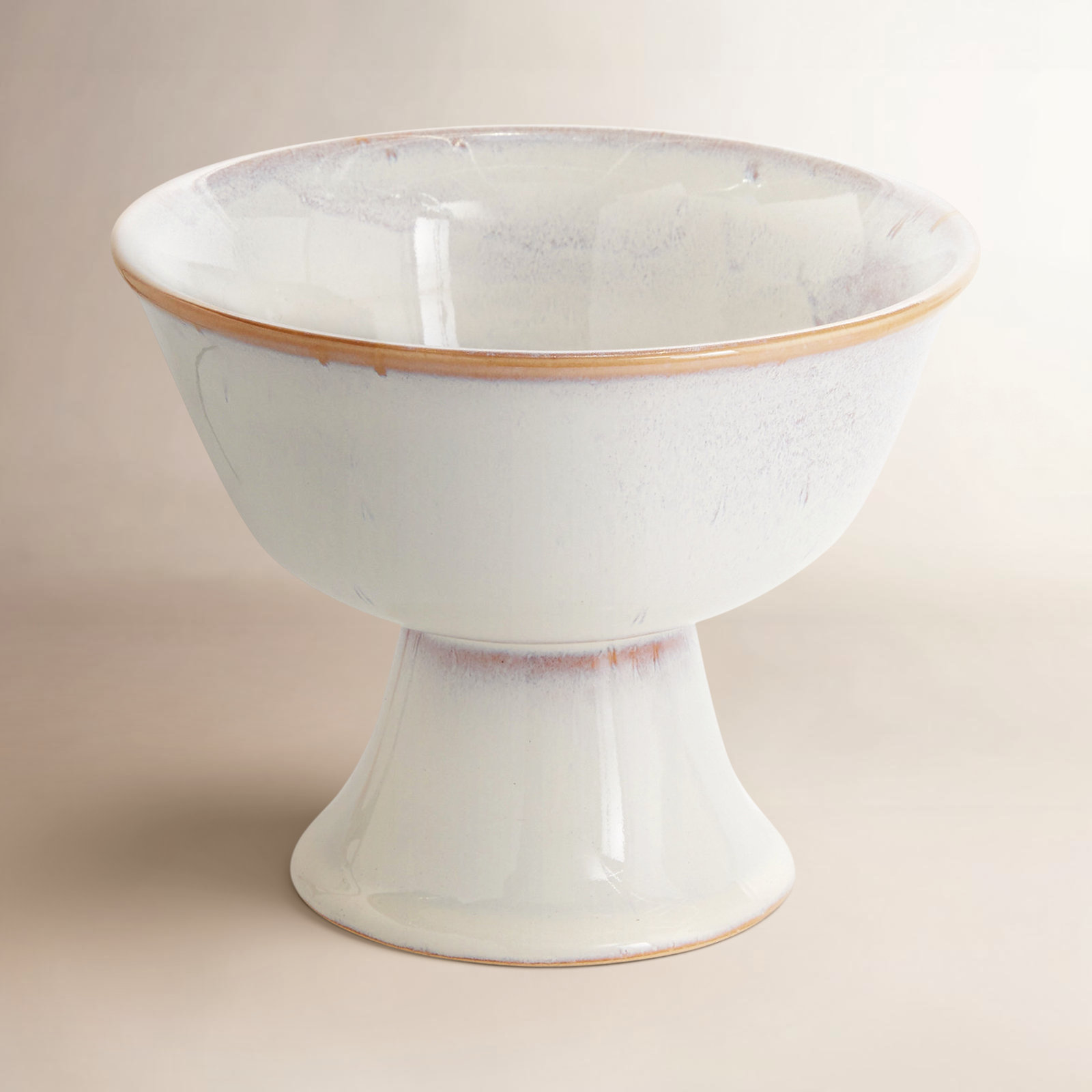 Handmade Ceramic Table Vase, 5.25" H x 7" W x 7" D