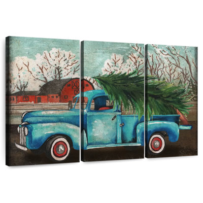 Camion bleu Mehar et arbre I