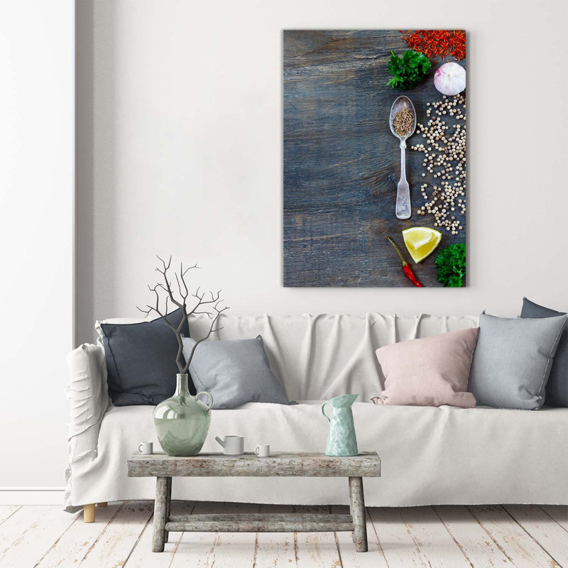 Spices And Herbs - Wrapped Canvas Print