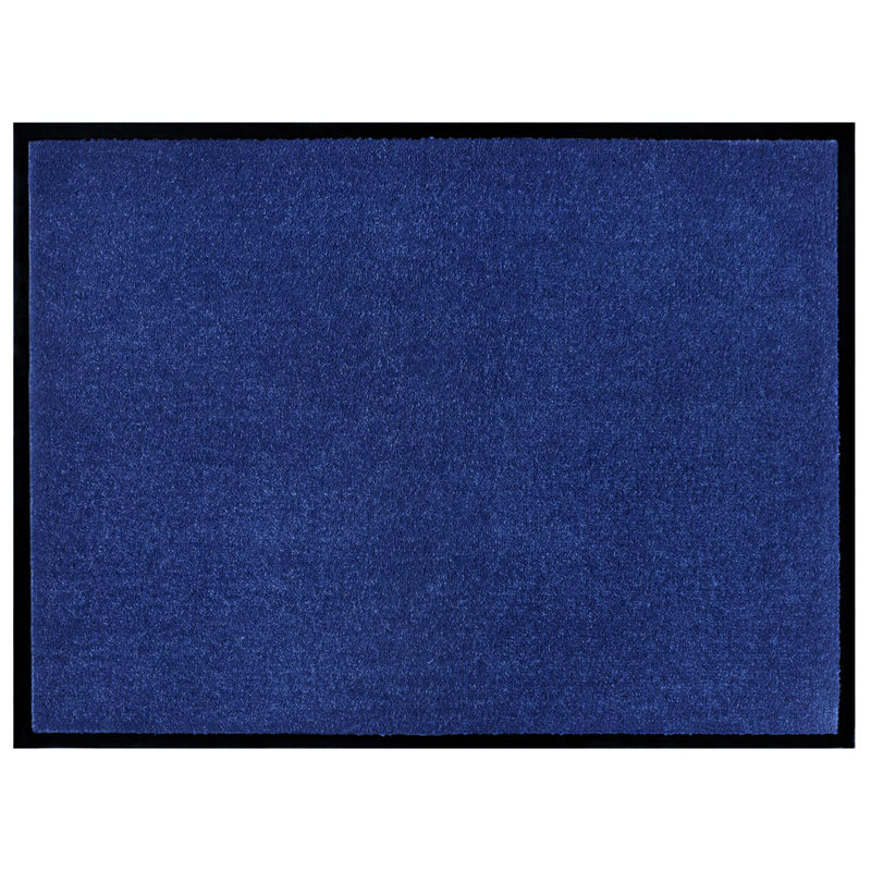 Boothe Doormat, Dirt Trapper Mat, Mat, Door Mat, Entrance, 0.7cm H x 60cm W x 80cm D, Navy
