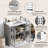 30'' Single Bathroom Vanity with Ceramic Top-185835422