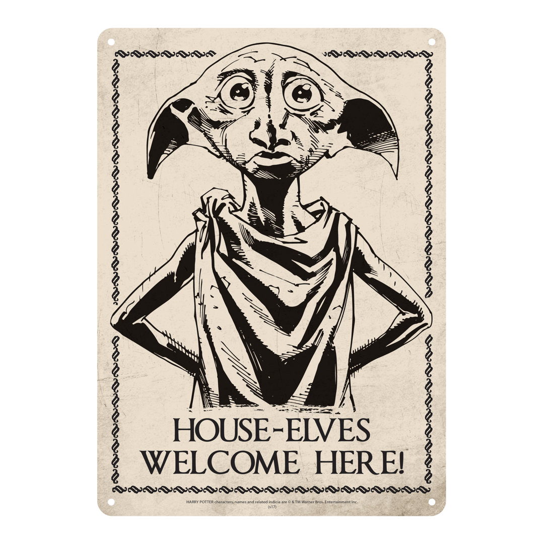 Blechschild klein - Harry Potter (Dobby)