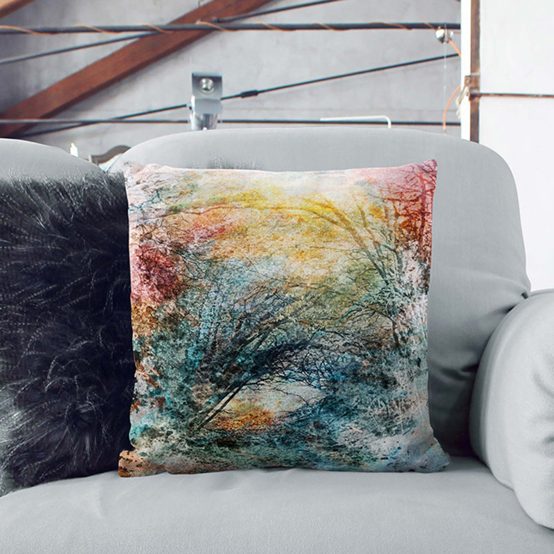 Square Throw Cushion, 55cm H x 55cm W x 20cm D