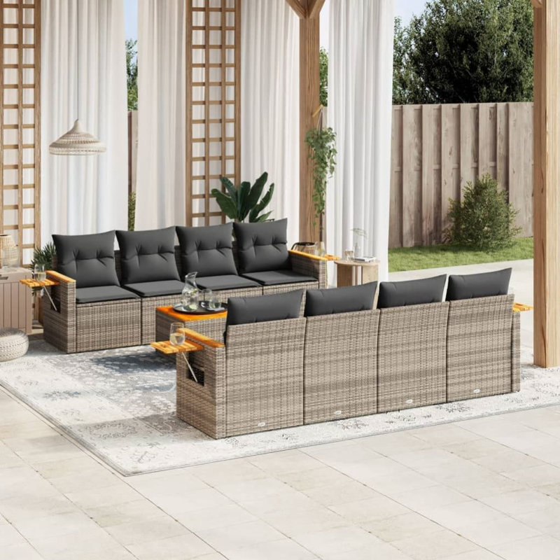 Ensemble de canapé de jardin Vidaxl