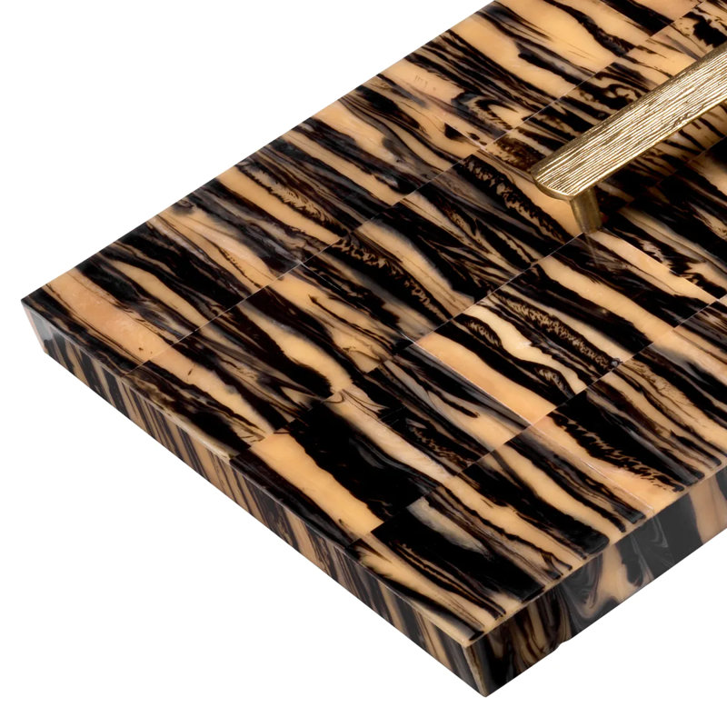 Box Capitola S Black Brown, 5.12" H x 16.14" W x 12.01" D