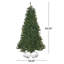 Arbre à charnière 7FT Noble avec / sans lumières-1690545587