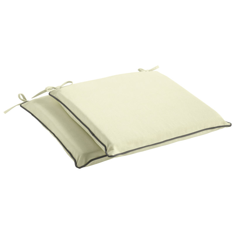 Sunbrella Outdoor 2'' Dining Chair Chair Pad, 2" H x 20" W x 20" D