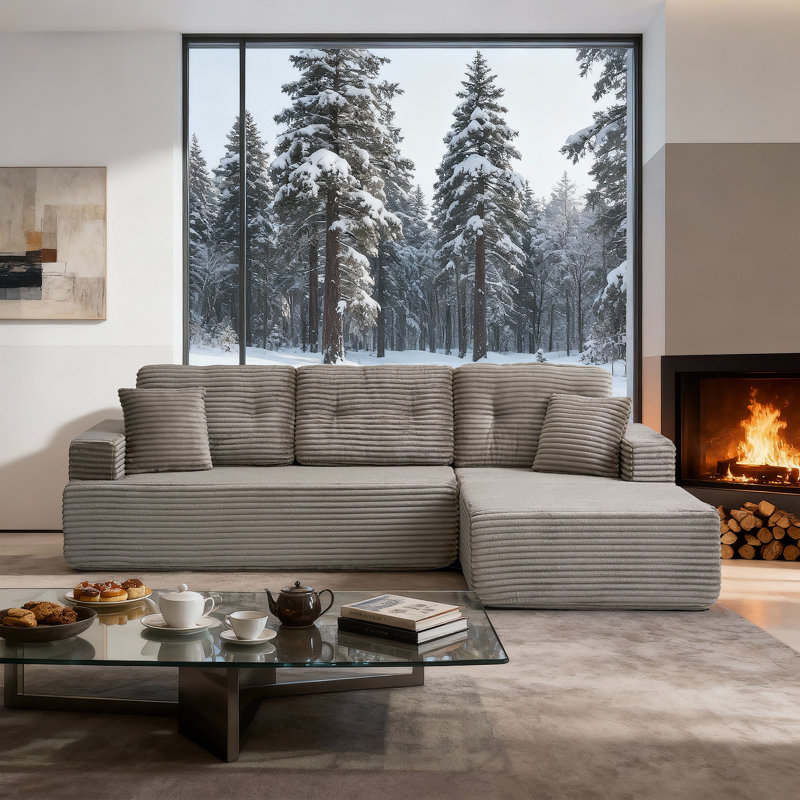 Left-facing Reclining Sofa