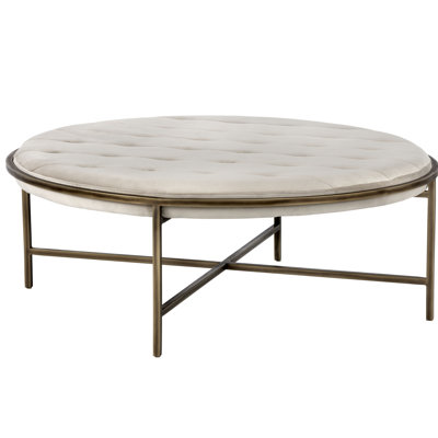 Irongate Round Ottoman