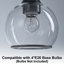 4-light Linear Clear Glass Globe Kitchen Island Pendant-95745018