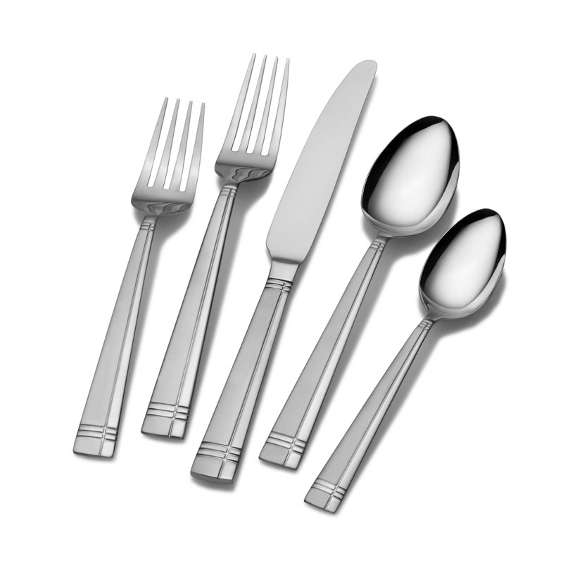 Ensemble de couverts International Silver Dawson Frost, 20 pièces, service pour 4