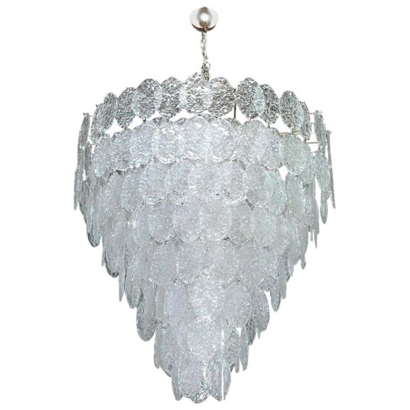 Lustre 28 lumières Venetian, Feuille d'or, H 22 po x l 22 po x P 22 po, Feuille d'or