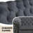 Ilidio Round Arm Sofa-753858565-753858564