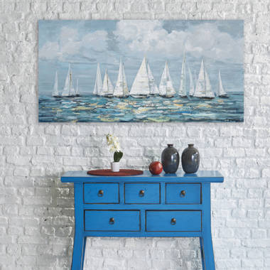 Sailing Serenity On Canvas Print