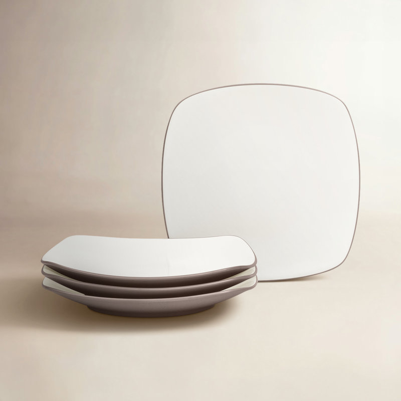 Assiettes plates Noritake Colorwave, 10 3/4 po, Café
