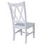 Chaise d'appoint en bois massif Audianna-268484259