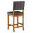 Upholstered Counter Stool with Solid Wood Frame-52517035-52517047