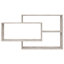 Jaleshia 3 Piece Floating Shelf-674473153