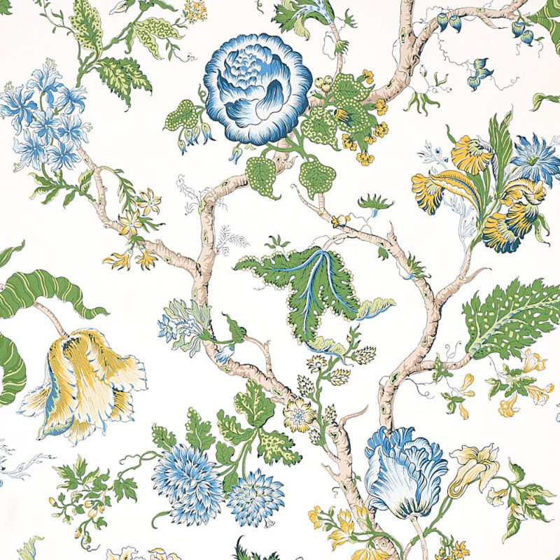 Josephine Wallpaper, Blue