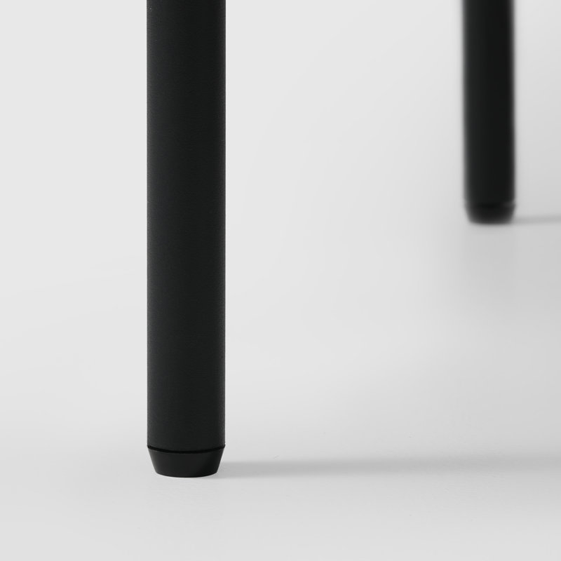 Bayville Faux Shearling Fabric Upholstered Side Chair With Metal Leg, Blue, 4