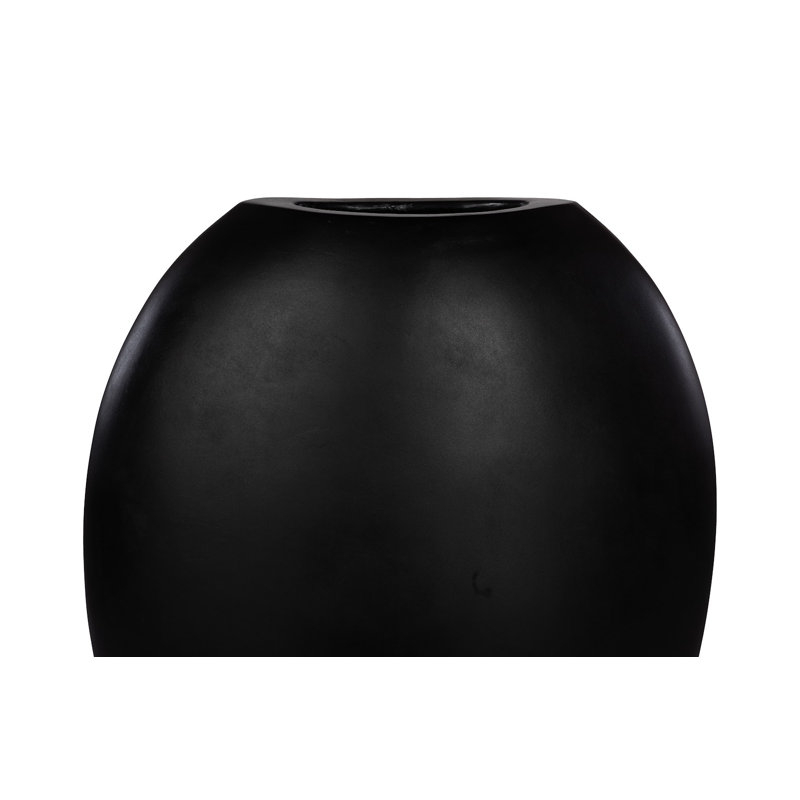 Pod Vase, Large, Black Matte, 40" H x 32" W x 9" D