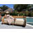 Natural Rattan Sofa Rustic Moder Design