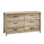 Commode double à 6 tiroirs de 56,2 po Mccaslin Jaia-33393706