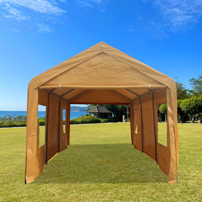 10x20ft Multi-purpose Heavy Duty Gazebo Carport, Outdoor Canopies,waterproof Outdoor Canopy For Vehicles And Events -  Vandia, Outdoor Canopies-001