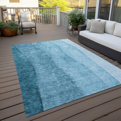 Tapis intérieur / extérieur Lavonia avec envers antidérapant