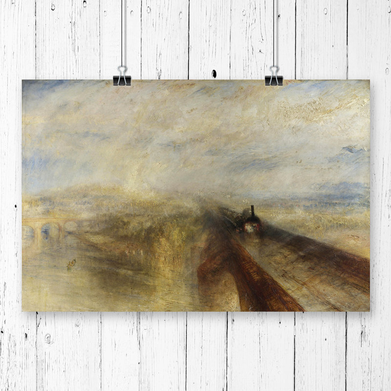 J.M.W. Turner - No Frame Painting, 33.1cm H x 84.1cm W