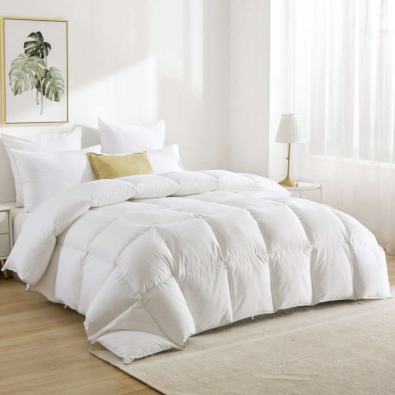 White Queen All Season Microfiber Down Comforter