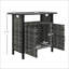 Table basse d'extérieur, organisateur d'armoire de rangement pour serviettes d'extérieur, table de bar d'extérieur-455033931