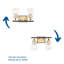 Éclairage pour meuble-lavabo à intensité variable Cassell-94225569-94225566