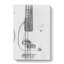 White Bass Guitar in Abstract - Wrapped Canvas-55302161