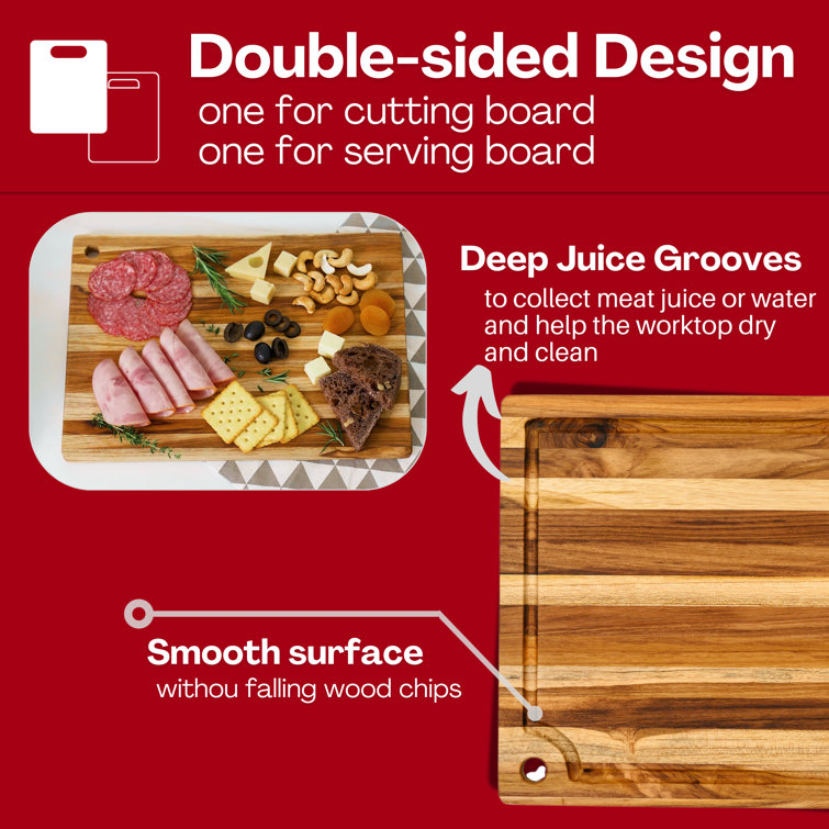 Teak Wood Chopping Board, Meat Board